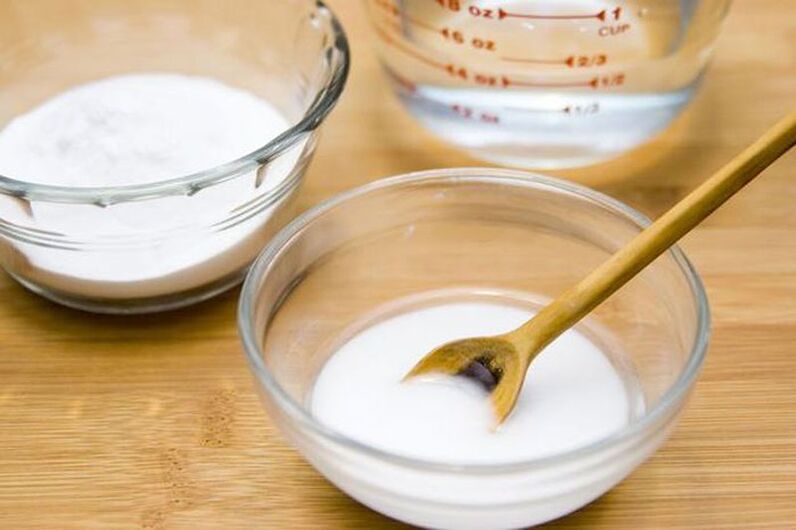 scrub con soda per la crescita del pene